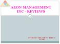 Aeon Management _*Reviews* PowerPoint PPT Presentation