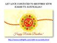 Celebrate this Raksha bandhan in Australia by Send Rakhi to Australia PowerPoint PPT Presentation