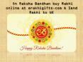on this Rakhi Buy and Send rakhi to Uk With Free Shipping