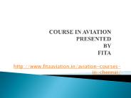 Aviation Course in Chennai