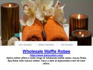 wholesale waffle robes