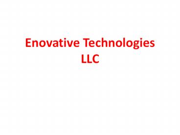 Enovative Technologies LLC