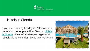Hotels in Skardu - Trekkso