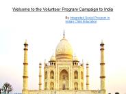 Feel honored and privileged- Join Volunteering Program