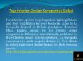 Top Interior Design Companies in Dubai PowerPoint PPT Presentation