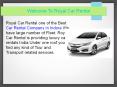 Car Rental Indore | Car Rental Company Indore | Hire Car in Indore PowerPoint PPT Presentation