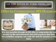 Offer in Compromise IRS Houston