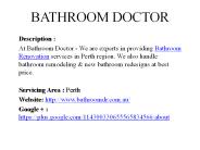 Bathroom Doctor