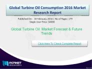 Global Turbine Oil Consumption Market Research 2016