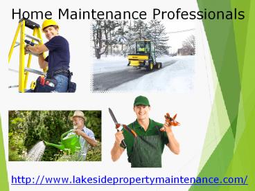 Home maintenance professionals tahoe