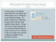 Custom Letter Art