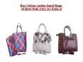 Buy Online Ladies Hand Bags At Best Rate Only On Elala.in