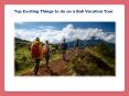 Top Exciting Things to do on a Bali Vacation Tour PowerPoint PPT Presentation