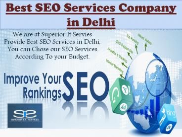 Best SEO Services Company in Delhi