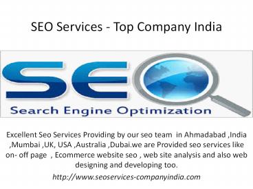 SEO Services - Top Company