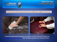 Best Upholstery Cleaning Services in Weston