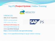 sap ps online training |sap ps live training | spectotraining
