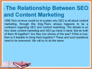 The Relationship Between SEO and Content Marketing