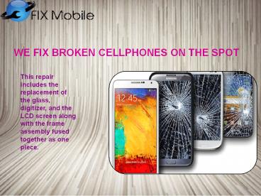 Fix Mobile Repair