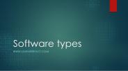 Software Types