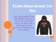Flying Biker Hooded Top Red
