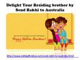 Celebrate this rakhi in Australia by send rakhi to Australia PowerPoint PPT Presentation