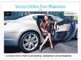 Buy online Luxury cars magazines