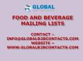 Food and Beverage Industry Email Lists PowerPoint PPT Presentation
