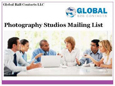 Management Consulting Mailing List