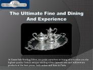 Sterling Silver Tableware
