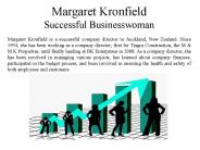 Margaret Kronfield Successful Businesswoman