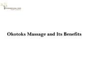 Okotoks OR Cranston Massage