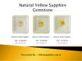 Buy Natural Yellow Sapphire Stone