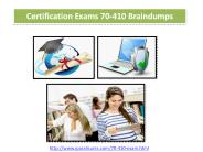 Pass4Sures 70-410 Exam Features