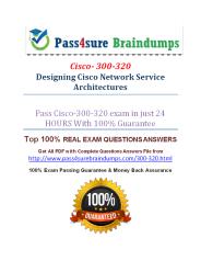Pass4sure 300-320 Practice Exam