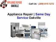 Appliance Repair Company Oakville | Same Day Service