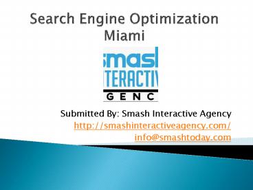 Search Engine Optimization Miami (SEO Services Miami in affordable budget) (1)