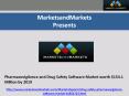 Pharmacovigilance and Drug Safety Software Market worth $154.1 Million by 2019 PowerPoint PPT Presentation