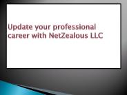 Update your professional career with NetZealous LLC