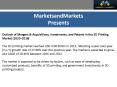 Outlook of Mergers & Acquisitions, Investments, and Patents in the 3D Printing Market (2010–2016) PowerPoint PPT Presentation