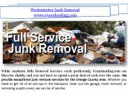 Westminister Junk Removal