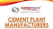 Cement Plant Manufacturers From India