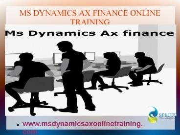 Real Time Microsoft Dynamics Ax Financial Online Training