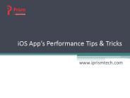 iOS App’s Performance Tips & Tricks
