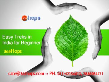 Easy Treks in India for Beginner