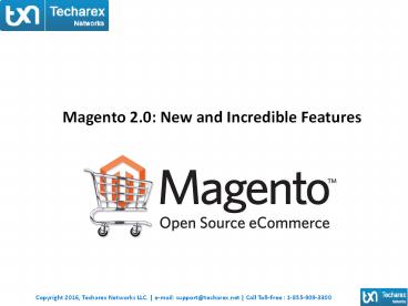 Magento 2.0 - New Features