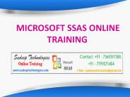 SSAS Online training|SSAS online training institutes