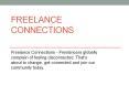 Freelance Connections PowerPoint PPT Presentation