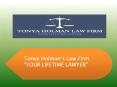 Tonyaholman Law Firm in Ft Walton Beach PowerPoint PPT Presentation