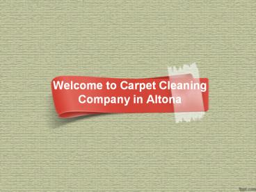 Carpet Cleaning Altona